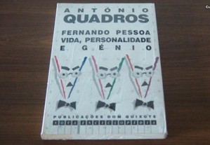 Fernando Pessoa - Vida, Personalidade e Génio de António Quadros AUTOGRAFADO