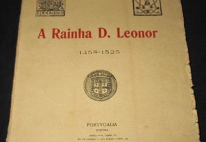 Livro A Rainha D. Leonor Conde de Sabugosa 1ª ed