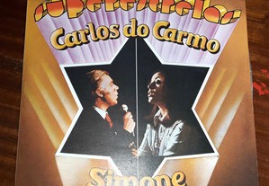 LP Vinil Carlos do Carmo / Simone (Super Estrelas da Música Portuguesa) 1986