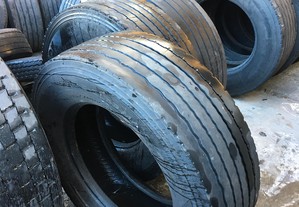 2 pneus usados 315/70r22.5 camião tractor reboque