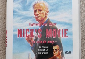 DVD "Nick's movie - Um acto de amor", de Nicholas Ray e Wim Wenders. Raro.