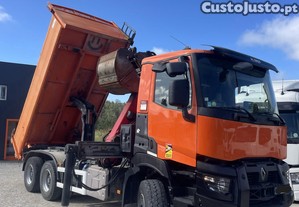 Renault K 430 / 6x4 - Basculante C/ Grua - 2014