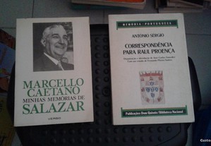 Obras de Marcelo Caetano e António Sérgio