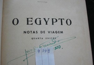Eça de Queiroz. O Egypto Notas de Viagem. 4ª Edi