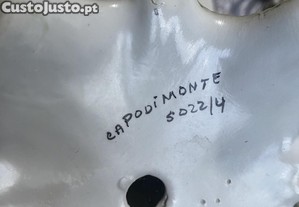 Castial e jarra pintada a mo capodimonte