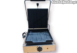 Grelhador Profissional SAMMIC GRS-5   Placas Ferro Fundido e Estrutura Inox (1800 W)