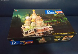 MB Puzz3D Puzzle 3D 708 Pecas St. Basils Cathedral Moscovo