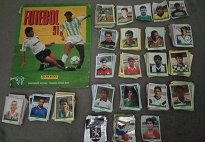 Cromos caderneta Futebol 91 - recuperados