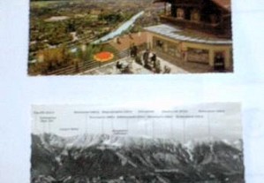 2 Postais dos Alpes Antigos - Anos 70