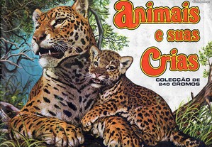 Caderneta Animais e suas Crias 240 cromos   Completa 
