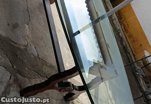 Mesa grande em vidro temperado 2cm de espessura