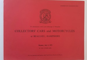 Christie's Collectors' Cars and Motorcycles Leilão 1979 Hampshire
