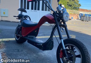 Scooter Eléctrica Chopper 2000W Para Matrícula - 23