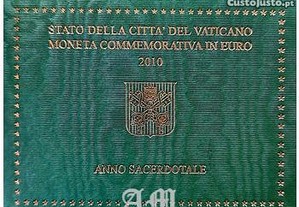 VATICANO - 2 euros - Moeda comemorativa Ano Sacerdotal 2010 - AM