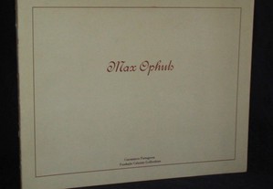 Livro Max Ophuls Cinemateca 1983 Gulbenkian