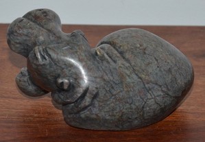 Estatueta Hipopótamo Africano Origem: Zimbabwe