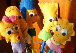 Simpsons - ponteiras de lápis