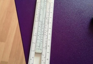 Régua de cálculo Nestler Reitz, deslizante, antiga, 13 centímetros.