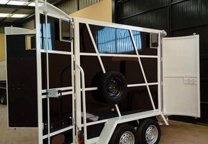 Atrelado Reboque Rolote Trailler Para 2 Cavalos Desporto Hipismo Campinos Touradas Horses Novo