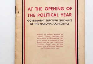 At the Opening of the Political Year