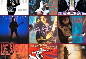 Joe Satriani - 9 CDs - Muito Bom Estado