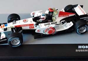 Miniatura 1:43 Low Cost Honda RA106 Rubens Barrichello (GP Itália 2006)