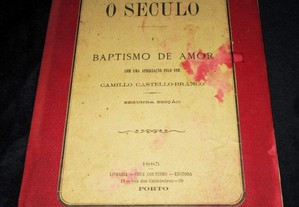 Livro Baptismo de Amor Guerra Junqueiro 1885
