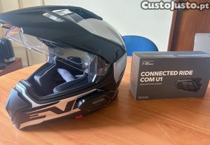 Capacete BMW GS Carbon Evo com Intercom BMW instalado (NOVO)