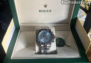 Rolex Daytona Silver/ Ice Blue Full Set