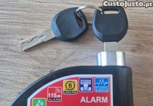 Cadeado de Disco com Alarme