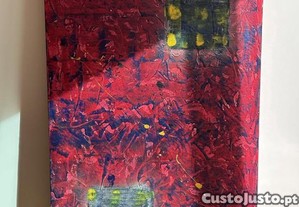 Quadro pintura abstrata