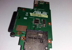 Placa Leitor de Cartões e Ligação HDD Asus K50