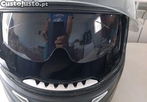 Capacete de mota moto scooter