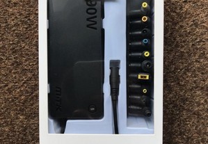 Carregador para portátil Universal 90W com 11 conectores / ponteiras - Novo