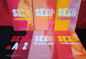 Lote de 12 livros educacionais sobre sexo