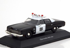 Atlas 1/43 carros de policia Chevrolet Bel Air Police USA 1973