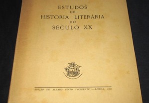 Livro Estudos de História Literária do Século XX