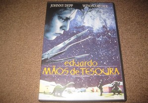 DVD "Eduardo Mãos de Tesoura" com Johnny Depp