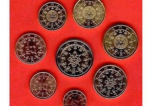 PORTUGAL série de moedas correntes de 2004 novas
