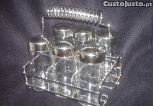 Guarda especiarias em inox