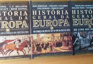 História Geral da Europa (coleção completa - 3 vols)