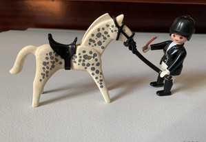 Figuras Playmobil - Cavalo e Treinadora