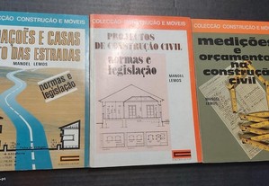 Livros arquitetura técnicos - Raro anos 70