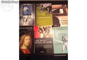 Livros de Le Clézio,Olivier Rolin,Daniel Penac,etc