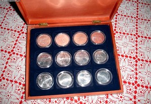 Moedas euro comemorativas Portugal prata