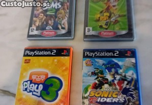 Conjunto de 4 Jogos PlayStation 2