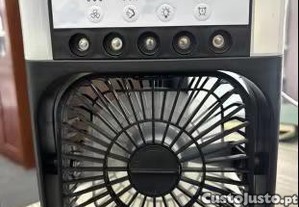 Ventoinha de Arrefecimento Porttil 3 em 1 + Luz LED   NOVA!