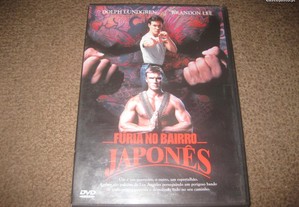 DVD "Fúria no Bairro Japonês" com Dolph Lundgren/Raro!