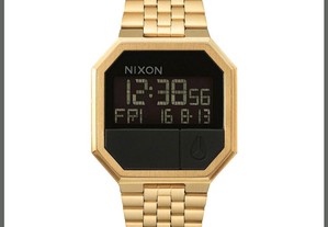 Relógio Nixon Re-Run dourado