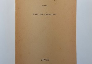 POESIA Raúl de Carvalho // A Aliança 1958